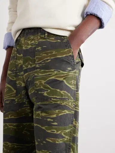 OrSlow U.S. Army Fatigue Printed Straight-Leg Rip-Stop Cotton Shorts - Men | Thumbnail 5 OrSlow U.S. Army Fatigue Printed Straight-Leg Rip-Stop Cotton Shorts - Men | Thumbnail 5