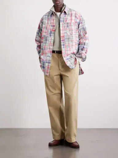 Beams Plus Patchwork Checked Cotton Jacket - Men | Thumbnail 2 Beams Plus Patchwork Checked Cotton Jacket - Men | Thumbnail 2