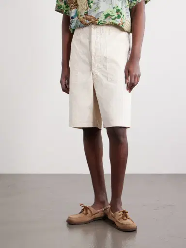 OrSlow Summer Fatigue Straight-Leg Cotton Shorts - Men | Thumbnail 3 OrSlow Summer Fatigue Straight-Leg Cotton Shorts - Men | Thumbnail 3