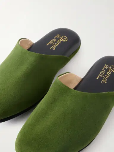 Charvet Suede Slippers - Men | Thumbnail 4