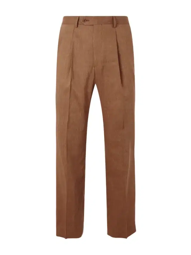 Frescobol Carioca Affonso Pleated Straight-Leg Linen and Virgin Wool-Blend Suit Trousers - Men