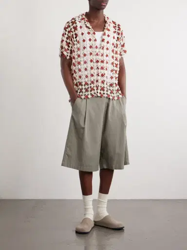 BODE Cotton-Lace Shirt - Men | Thumbnail 2 BODE Cotton-Lace Shirt - Men | Thumbnail 2