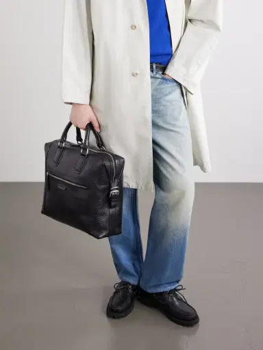 Officine Creative Jules 003 Full-Grain Leather Briefcase - Men | Thumbnail 2 Officine Creative Jules 003 Full-Grain Leather Briefcase - Men | Thumbnail 2