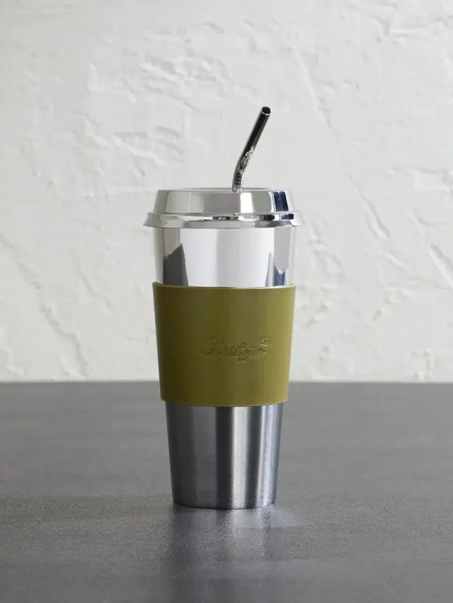 Christofle Leather-Trimmed Stainless Steel Coffee Cup - Men