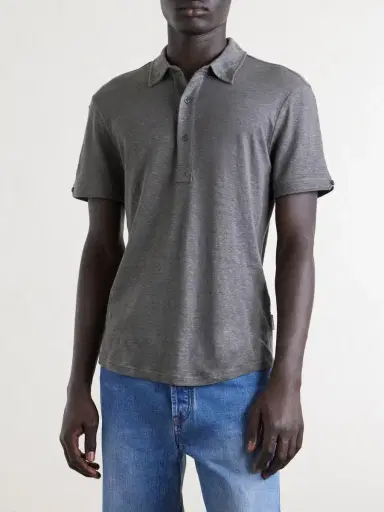 Orlebar Brown Sebastian Linen-Jersey Polo Shirt - Men | Thumbnail 3 Orlebar Brown Sebastian Linen-Jersey Polo Shirt - Men | Thumbnail 3