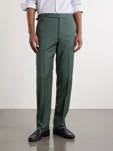 J. Mueser Waverly Straight-Leg Cotton and Linen-Blend Twill Suit Trousers - Men | Thumbnail 3 J. Mueser Waverly Straight-Leg Cotton and Linen-Blend Twill Suit Trousers - Men | Thumbnail 3