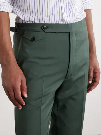 J. Mueser Waverly Straight-Leg Cotton and Linen-Blend Twill Suit Trousers - Men | Thumbnail 5 J. Mueser Waverly Straight-Leg Cotton and Linen-Blend Twill Suit Trousers - Men | Thumbnail 5