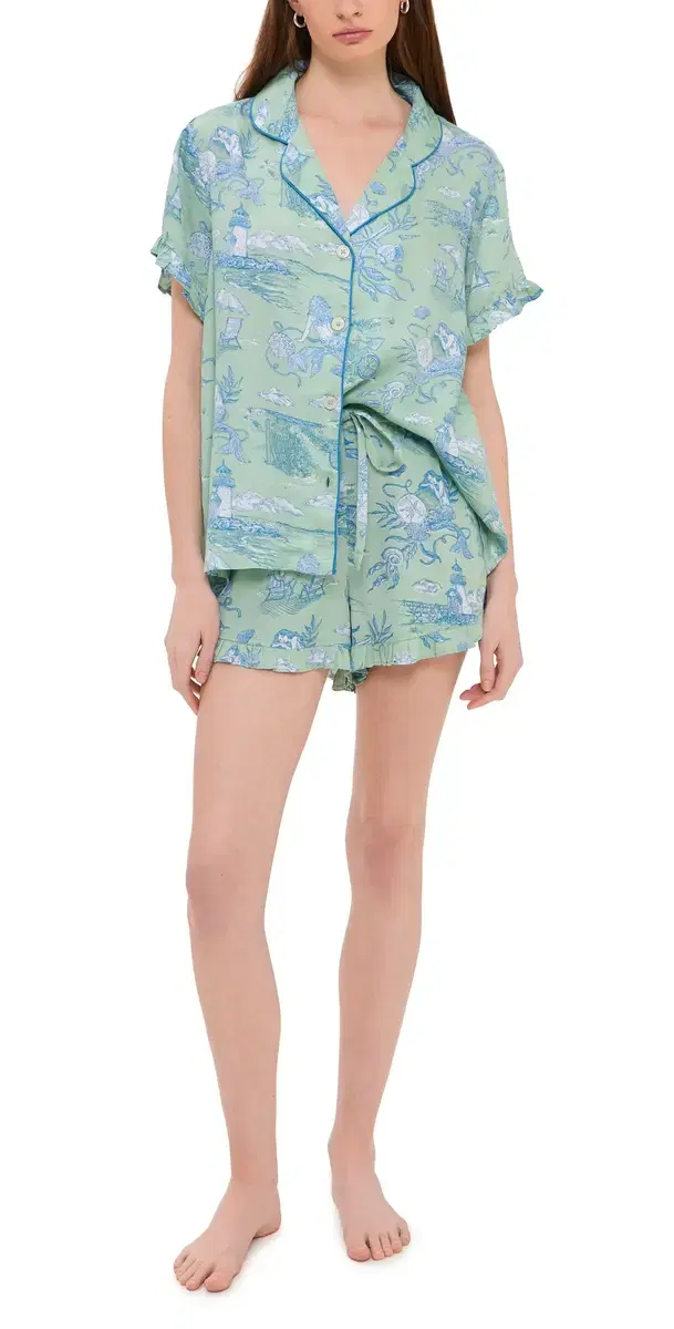 atin Ruffle Pajama et ea Foam