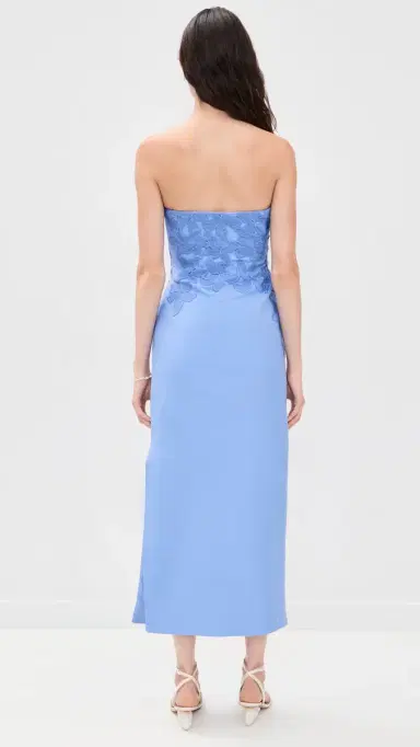 Significant Other Idette Strapless Midi Dress Cornflower | Thumbnail 3