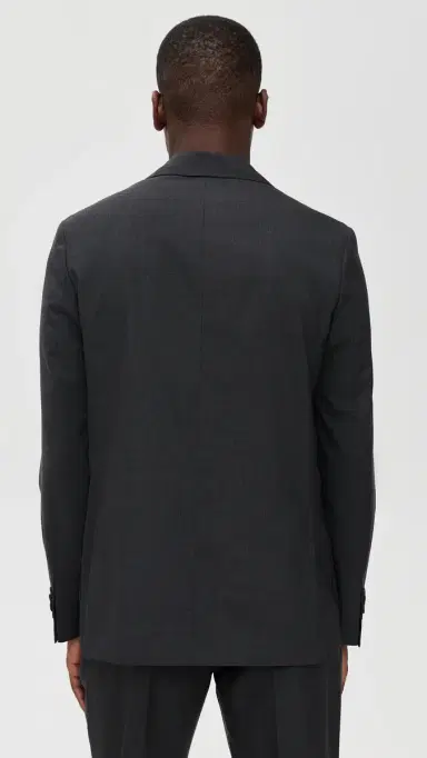 OFFICINE GÉNÉRALE Arthus Italian Fresco Jacket Dark Grey | Thumbnail 3