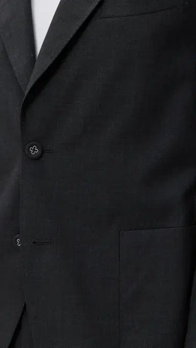OFFICINE GÉNÉRALE Arthus Italian Fresco Jacket Dark Grey | Thumbnail 6