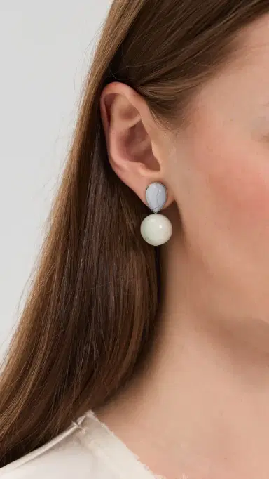 Jennifer Behr Allison Earrings Jade | Thumbnail 3 Jennifer Behr Allison Earrings Jade | Thumbnail 3