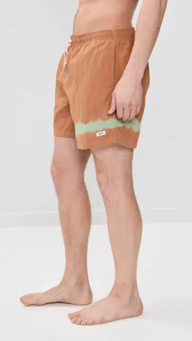 Bather Caeterpillar x Overdyed Swim Trunks 6 adder Blue | Thumbnail 4