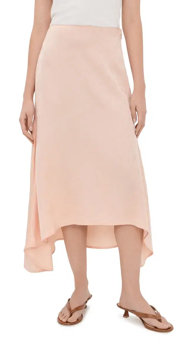 Victoria Beckham Asymmetric Midi Skirt Blossom