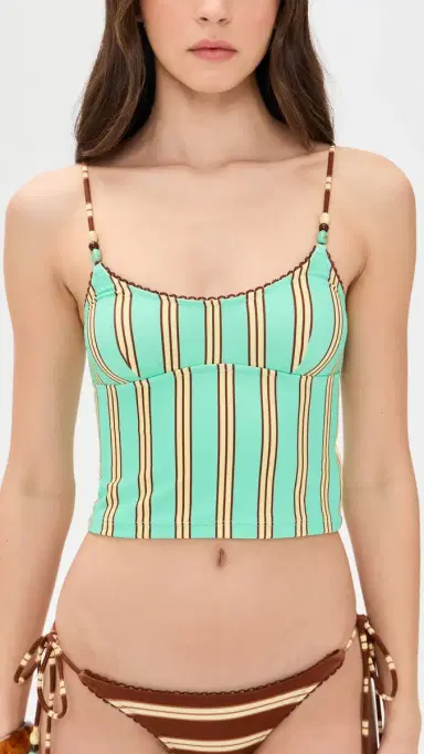 Damson Madder Trudi Tankini Top Mint | Thumbnail 2