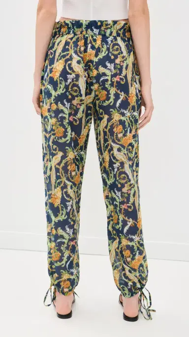 Coniglio Palm Beach Beach Pants Royal Birds Navy 2 | Thumbnail 3 Coniglio Palm Beach Beach Pants Royal Birds Navy 2 | Thumbnail 3