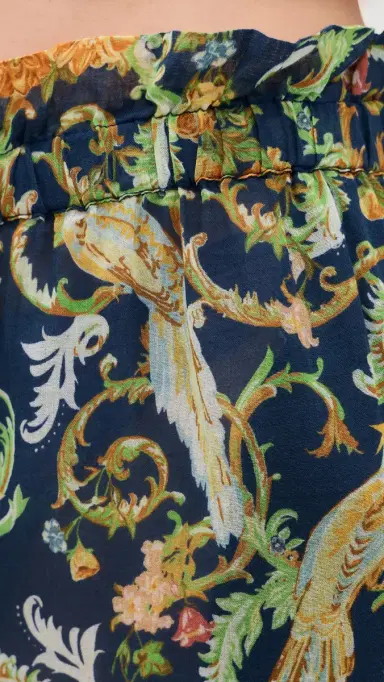 Coniglio Palm Beach Beach Pants Royal Birds Navy 2 | Thumbnail 6 Coniglio Palm Beach Beach Pants Royal Birds Navy 2 | Thumbnail 6