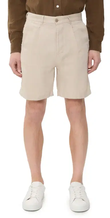 Alex Crane Pleated Linen Alta Shorts 7 | Thumbnail 1 Alex Crane Pleated Linen Alta Shorts 7 | Thumbnail 1
