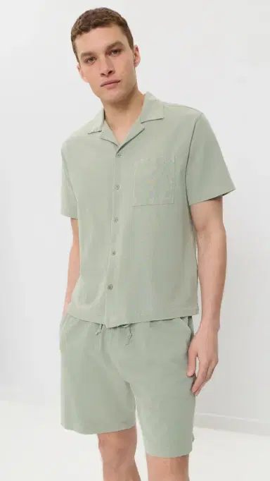 Alex Crane Featherweight Caza Camp Shirt Riverstone | Thumbnail 2