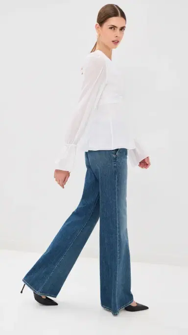 AZEEZA Willow Top White S | Thumbnail 4