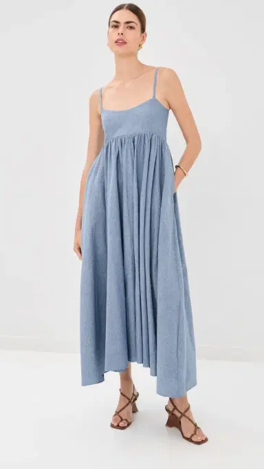 AZEEZA Rachel Midi Dress edium Denim | Thumbnail 2 AZEEZA Rachel Midi Dress edium Denim | Thumbnail 2