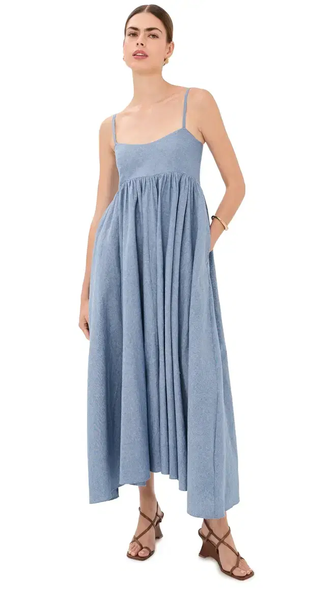 Rachel Midi Dress edium Denim