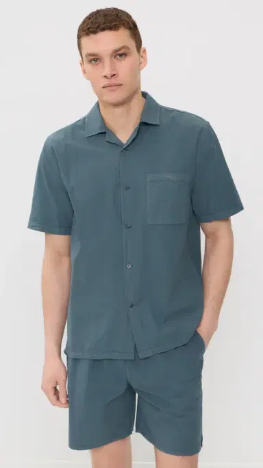 Alex Crane Air Cotton Camp Shirt Lake L | Thumbnail 2