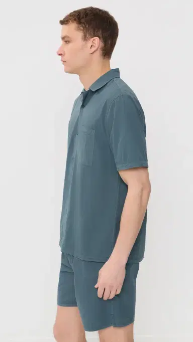Alex Crane Air Cotton Camp Shirt Lake L | Thumbnail 4