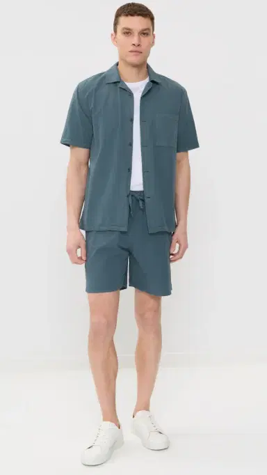 Alex Crane Air Cotton Camp Shirt Lake L | Thumbnail 5