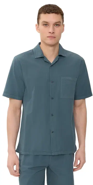 Alex Crane Air Cotton Camp Shirt Lake L | Thumbnail 1