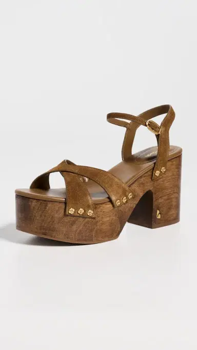 Larroudé Talitha Sandals Russet Suede | Thumbnail 2 Larroudé Talitha Sandals Russet Suede | Thumbnail 2