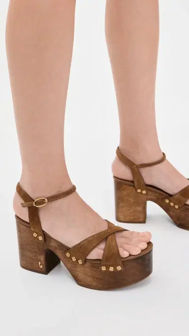 Larroudé Talitha Sandals Russet Suede | Thumbnail 3 Larroudé Talitha Sandals Russet Suede | Thumbnail 3