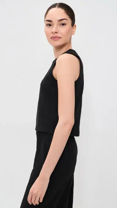 Z Supply Sloane Textured Top Black | Thumbnail 4