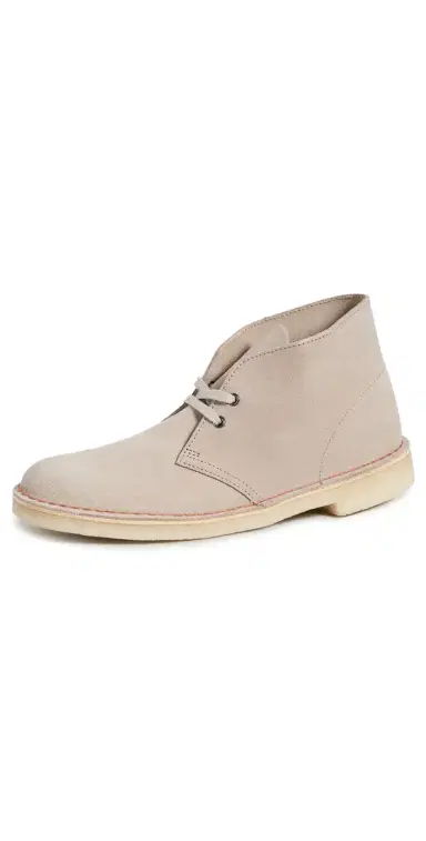 Clarks Suede Desert Boots Sand | Thumbnail 1