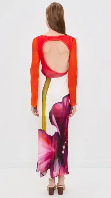 Significant Other August Maxi Dress Poppy Botanic | Thumbnail 3 Significant Other August Maxi Dress Poppy Botanic | Thumbnail 3