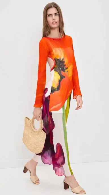 Significant Other August Maxi Dress Poppy Botanic | Thumbnail 5 Significant Other August Maxi Dress Poppy Botanic | Thumbnail 5