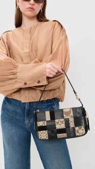 Coach Patchwork Leather Plaza Bag Black Multi | Thumbnail 3 Coach Patchwork Leather Plaza Bag Black Multi | Thumbnail 3