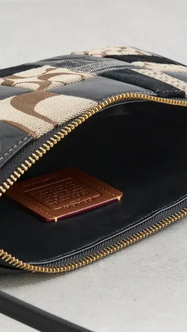 Coach Patchwork Leather Plaza Bag Black Multi | Thumbnail 6 Coach Patchwork Leather Plaza Bag Black Multi | Thumbnail 6