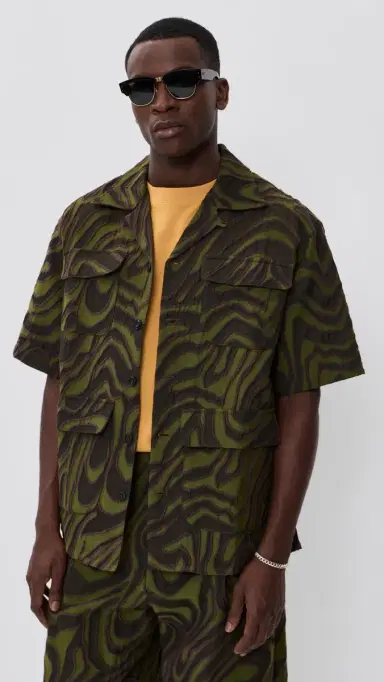 Nicholas Daley Aloha Shirt Camo Jacquard | Thumbnail 2