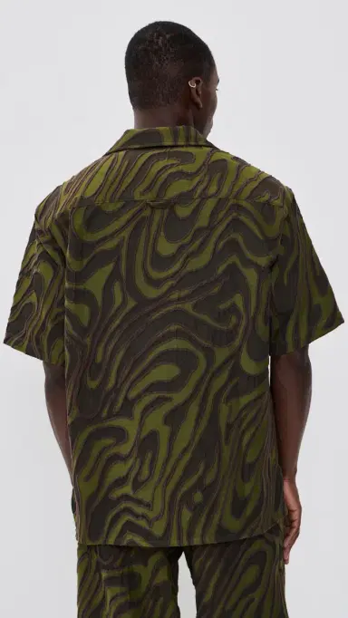 Nicholas Daley Aloha Shirt Camo Jacquard | Thumbnail 3