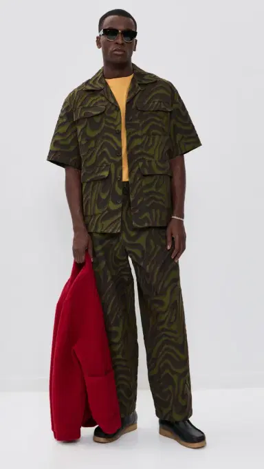 Nicholas Daley Aloha Shirt Camo Jacquard | Thumbnail 5
