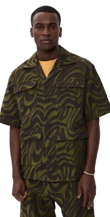 Nicholas Daley Aloha Shirt Camo Jacquard | Thumbnail 1