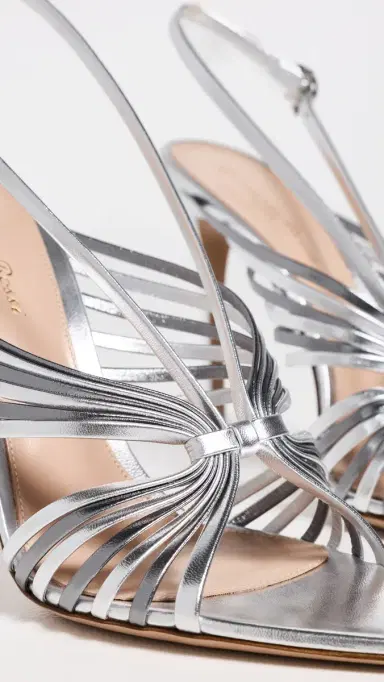 Gianvito Rossi Muse Heels Silver/Steel | Thumbnail 6 Gianvito Rossi Muse Heels Silver/Steel | Thumbnail 6
