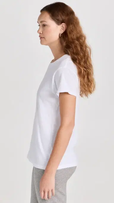 The Great. The Slim Tee True White | Thumbnail 4 The Great. The Slim Tee True White | Thumbnail 4