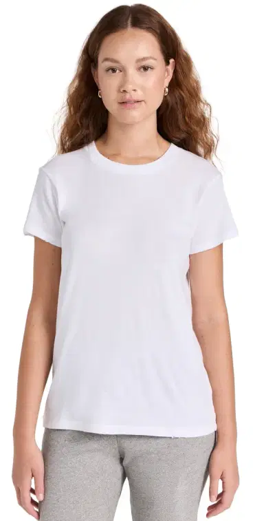 The Great. The Slim Tee True White | Thumbnail 1 The Great. The Slim Tee True White | Thumbnail 1