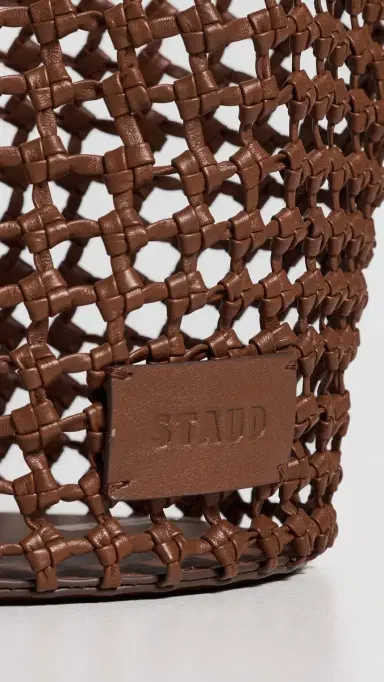 STAUD Caro Bucket Bag Tan One Size | Thumbnail 5