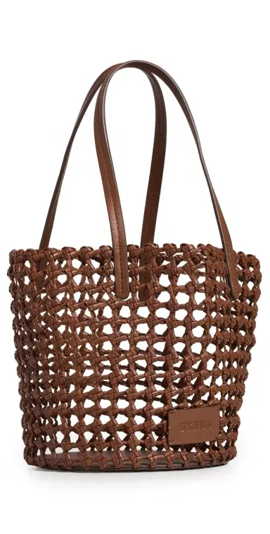 STAUD Caro Bucket Bag Tan One Size | Thumbnail 1