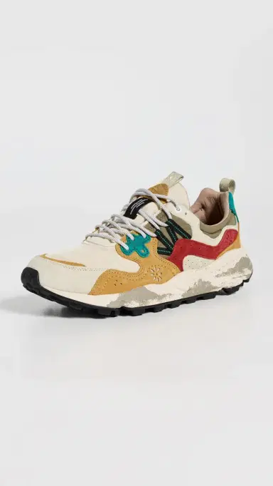 Flower Mountain 10th Anniversary Yamano 3 Sneakers Yellow/Rust/Petrol | Thumbnail 2 Flower Mountain 10th Anniversary Yamano 3 Sneakers Yellow/Rust/Petrol | Thumbnail 2