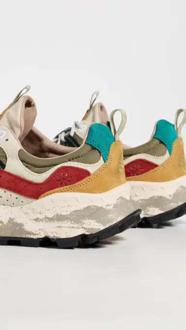 Flower Mountain 10th Anniversary Yamano 3 Sneakers Yellow/Rust/Petrol | Thumbnail 3 Flower Mountain 10th Anniversary Yamano 3 Sneakers Yellow/Rust/Petrol | Thumbnail 3