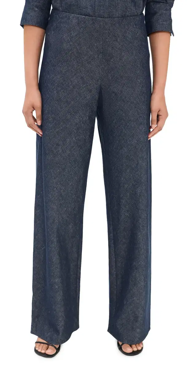 Vince Colette Chambray Bias Pants Indigo